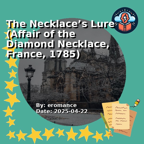 The Necklace’s Lure (Affair of the Diamond Necklace, France, 1785)