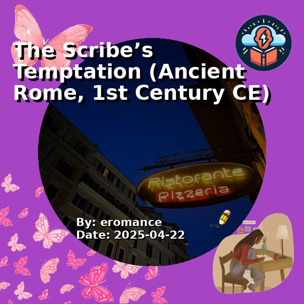 The Scribe’s Temptation (Ancient Rome, 1st Century CE)