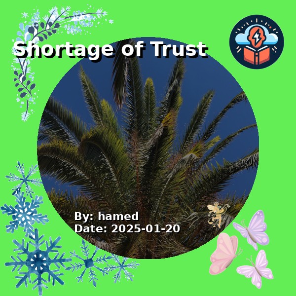 Shortage of Trust
