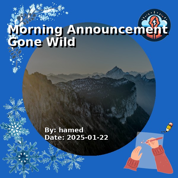 Morning Announcement Gone Wild